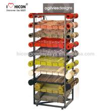 Fabric Carpet Shop Rug Display Rack Including Material Specification To Custom Graphic Printing
